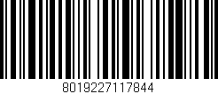 Código de barras (EAN, GTIN, SKU, ISBN): '8019227117844'