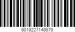 Código de barras (EAN, GTIN, SKU, ISBN): '8019227148879'