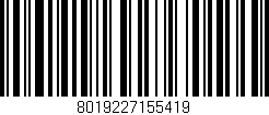 Código de barras (EAN, GTIN, SKU, ISBN): '8019227155419'