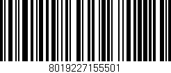 Código de barras (EAN, GTIN, SKU, ISBN): '8019227155501'