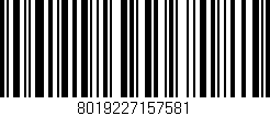 Código de barras (EAN, GTIN, SKU, ISBN): '8019227157581'