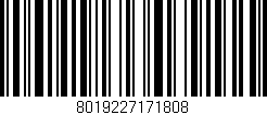 Código de barras (EAN, GTIN, SKU, ISBN): '8019227171808'