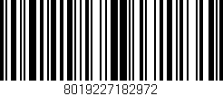 Código de barras (EAN, GTIN, SKU, ISBN): '8019227182972'