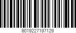 Código de barras (EAN, GTIN, SKU, ISBN): '8019227197129'