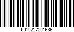 Código de barras (EAN, GTIN, SKU, ISBN): '8019227201666'