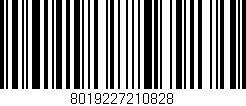 Código de barras (EAN, GTIN, SKU, ISBN): '8019227210828'