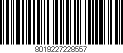 Código de barras (EAN, GTIN, SKU, ISBN): '8019227228557'