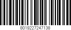 Código de barras (EAN, GTIN, SKU, ISBN): '8019227247138'