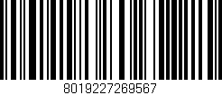 Código de barras (EAN, GTIN, SKU, ISBN): '8019227269567'