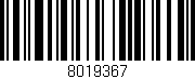 Código de barras (EAN, GTIN, SKU, ISBN): '8019367'