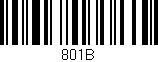 Código de barras (EAN, GTIN, SKU, ISBN): '801B'