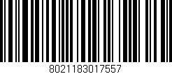 Código de barras (EAN, GTIN, SKU, ISBN): '8021183017557'