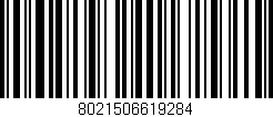 Código de barras (EAN, GTIN, SKU, ISBN): '8021506619284'
