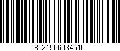 Código de barras (EAN, GTIN, SKU, ISBN): '8021506934516'