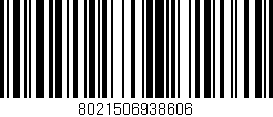 Código de barras (EAN, GTIN, SKU, ISBN): '8021506938606'