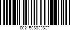 Código de barras (EAN, GTIN, SKU, ISBN): '8021506938637'