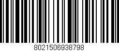 Código de barras (EAN, GTIN, SKU, ISBN): '8021506938798'