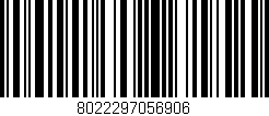 Código de barras (EAN, GTIN, SKU, ISBN): '8022297056906'