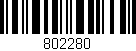 Código de barras (EAN, GTIN, SKU, ISBN): '802280'