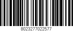 Código de barras (EAN, GTIN, SKU, ISBN): '8023277022577'