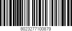 Código de barras (EAN, GTIN, SKU, ISBN): '8023277100879'