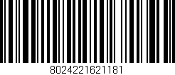 Código de barras (EAN, GTIN, SKU, ISBN): '8024221621181'