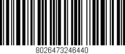 Código de barras (EAN, GTIN, SKU, ISBN): '8026473246440'