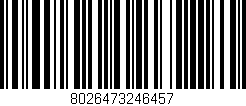 Código de barras (EAN, GTIN, SKU, ISBN): '8026473246457'