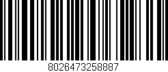 Código de barras (EAN, GTIN, SKU, ISBN): '8026473258887'