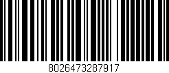 Código de barras (EAN, GTIN, SKU, ISBN): '8026473287917'