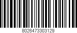Código de barras (EAN, GTIN, SKU, ISBN): '8026473303129'