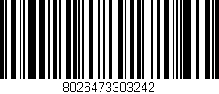 Código de barras (EAN, GTIN, SKU, ISBN): '8026473303242'