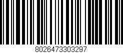 Código de barras (EAN, GTIN, SKU, ISBN): '8026473303297'