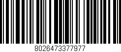 Código de barras (EAN, GTIN, SKU, ISBN): '8026473377977'
