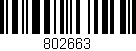 Código de barras (EAN, GTIN, SKU, ISBN): '802663'