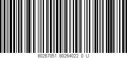 Código de barras (EAN, GTIN, SKU, ISBN): '80267051_80264022_0_U'