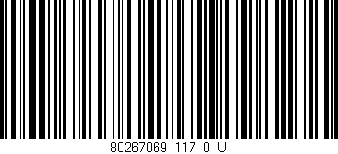 Código de barras (EAN, GTIN, SKU, ISBN): '80267069_117_0_U'