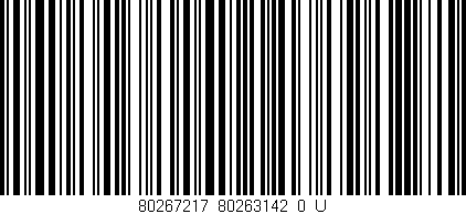 Código de barras (EAN, GTIN, SKU, ISBN): '80267217_80263142_0_U'