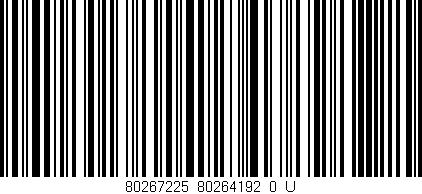 Código de barras (EAN, GTIN, SKU, ISBN): '80267225_80264192_0_U'