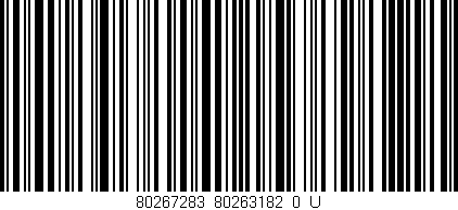 Código de barras (EAN, GTIN, SKU, ISBN): '80267283_80263182_0_U'