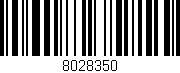 Código de barras (EAN, GTIN, SKU, ISBN): '8028350'