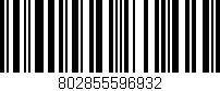 Código de barras (EAN, GTIN, SKU, ISBN): '802855596932'