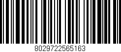Código de barras (EAN, GTIN, SKU, ISBN): '8029722565163'