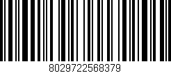 Código de barras (EAN, GTIN, SKU, ISBN): '8029722568379'