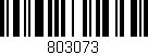 Código de barras (EAN, GTIN, SKU, ISBN): '803073'