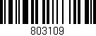 Código de barras (EAN, GTIN, SKU, ISBN): '803109'