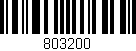 Código de barras (EAN, GTIN, SKU, ISBN): '803200'