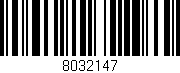 Código de barras (EAN, GTIN, SKU, ISBN): '8032147'