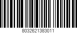 Código de barras (EAN, GTIN, SKU, ISBN): '8032621383011'