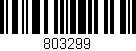 Código de barras (EAN, GTIN, SKU, ISBN): '803299'
